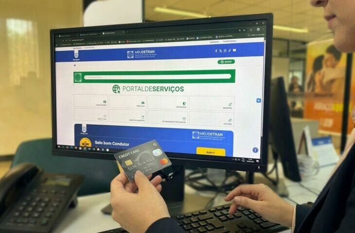 Imagem de compartilhamento para o artigo Cidadão já pode parcelar serviços de habilitação em MS diretamente no portal Meu Detran da MS Todo dia